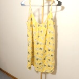 Forever 21, Yellow Floral Women's Top